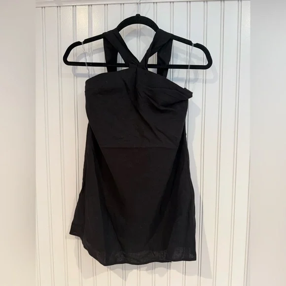 Peppermayo | Dresses | Peppermayo Black Asymmetrical Halter Cocktail Dress  | Poshmark